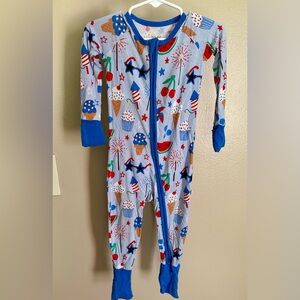 Little Sleepies 4th of July Zippy